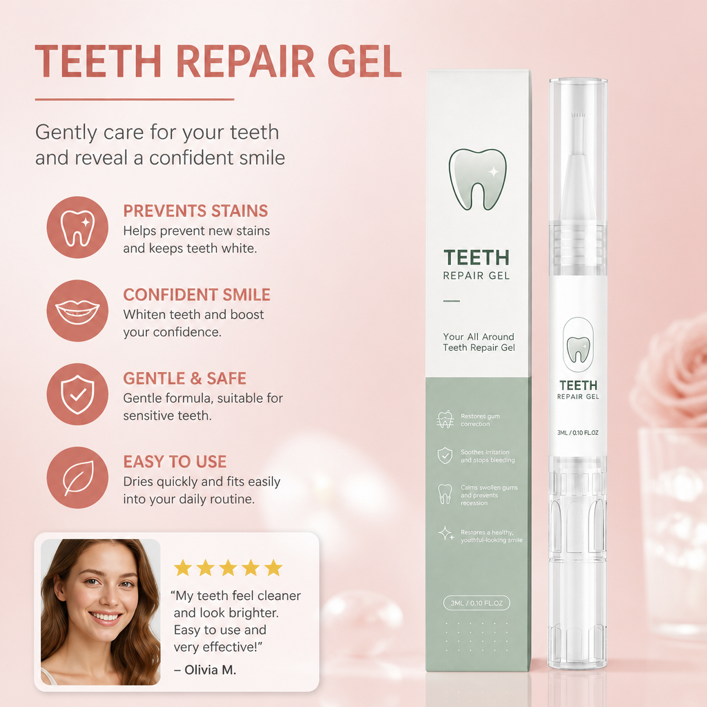 Teeth Repair Gel – Gentle Formula For Fresh-Looking Smiles