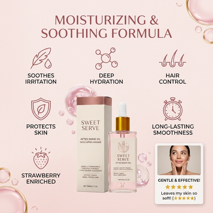 Strawberry Hair Removal Aftercare Oil – Moisturizing Skin Care Formula