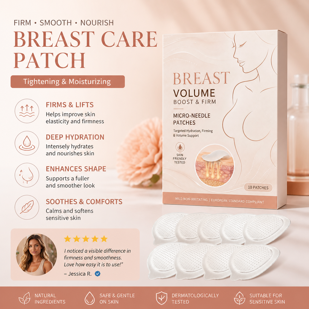 Firming Breast Care Patch with Ginger & Vitamin E for Smoother Skin