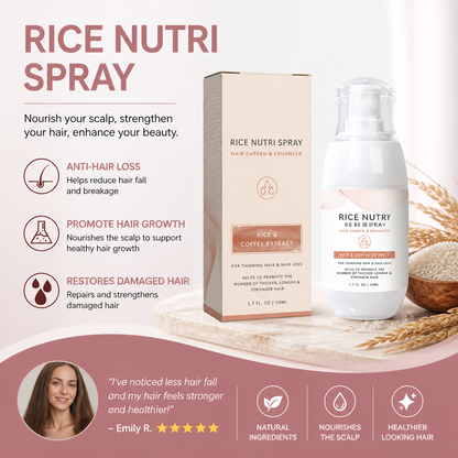Rice Extract Scalp Nourishing Spray For Healthier Looking Hair