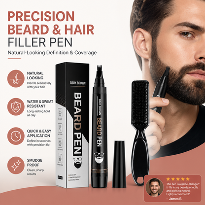 Precision Beard & Hair Filler Pen – Natural-Looking Definition & Coverage