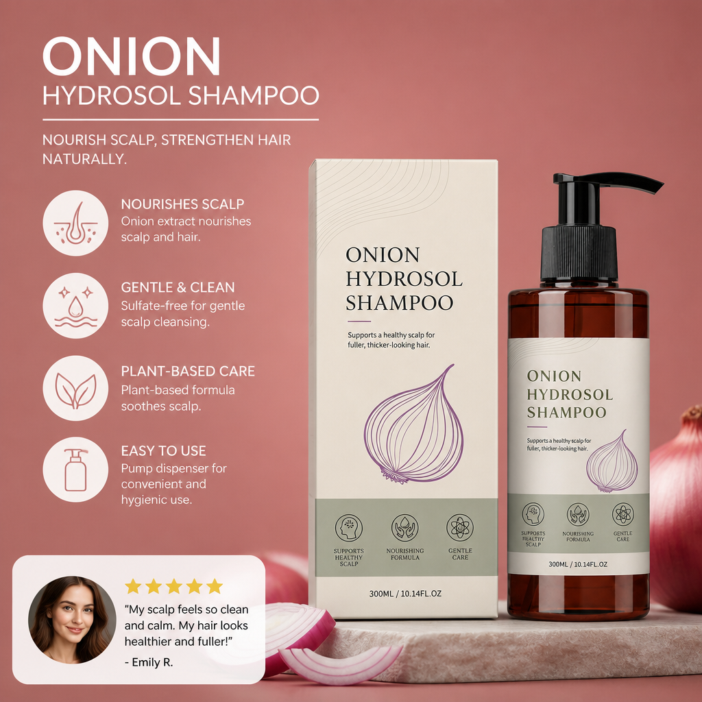 Onion Extract Nourishing Shampoo For Scalp And Hair Care