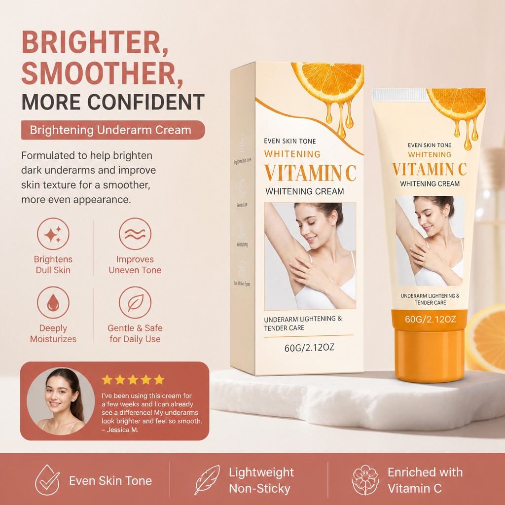 Brightening Underarm Cream for Smoother, Even-Looking Skin