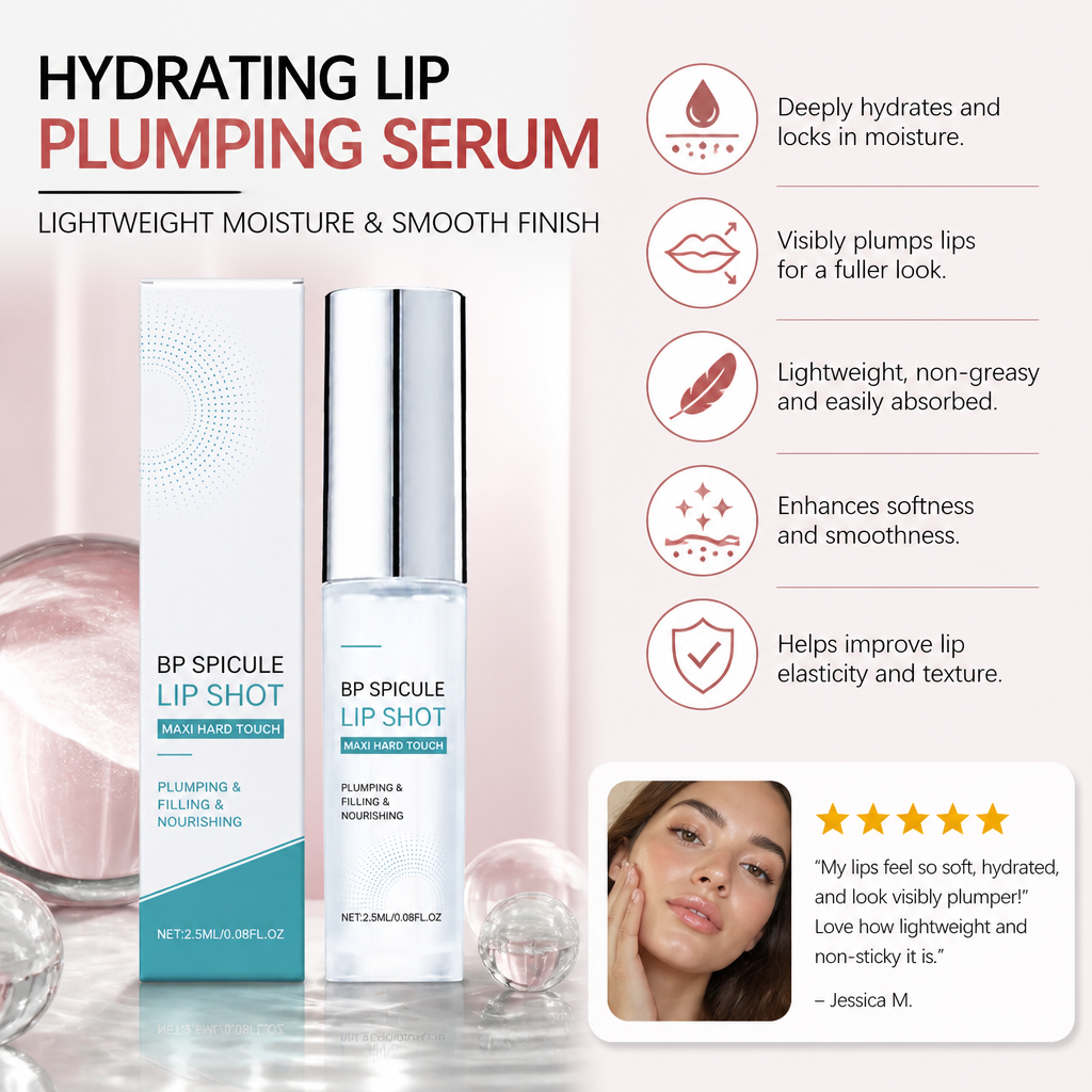 Hydrating Lip Plumping Serum – Lightweight Moisture & Smooth Finish