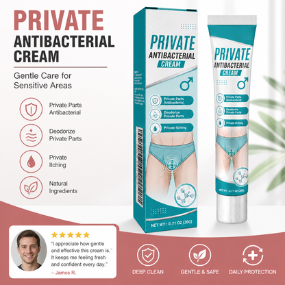 Private Antibacterial Cream – Gentle Moisturizing Care For Sensitive Areas