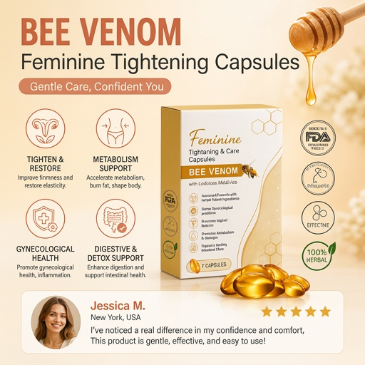 Bee Venom Feminine Care Capsules – Gentle Intimate Comfort Formula