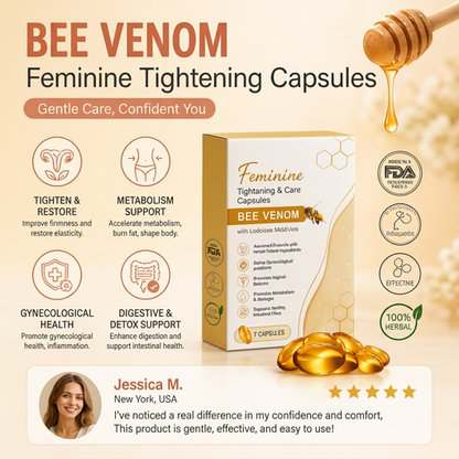 Bee Venom Feminine Care Capsules – Gentle Intimate Comfort Formula