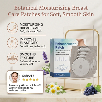 Botanical Moisturizing Breast Care Patches for Soft, Smooth Skin