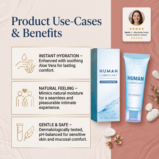 Hydrating Personal Lubricant Gel – Smooth Comfort With Aloe Vera Care
