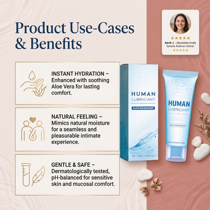 Hydrating Personal Lubricant Gel – Smooth Comfort With Aloe Vera Care