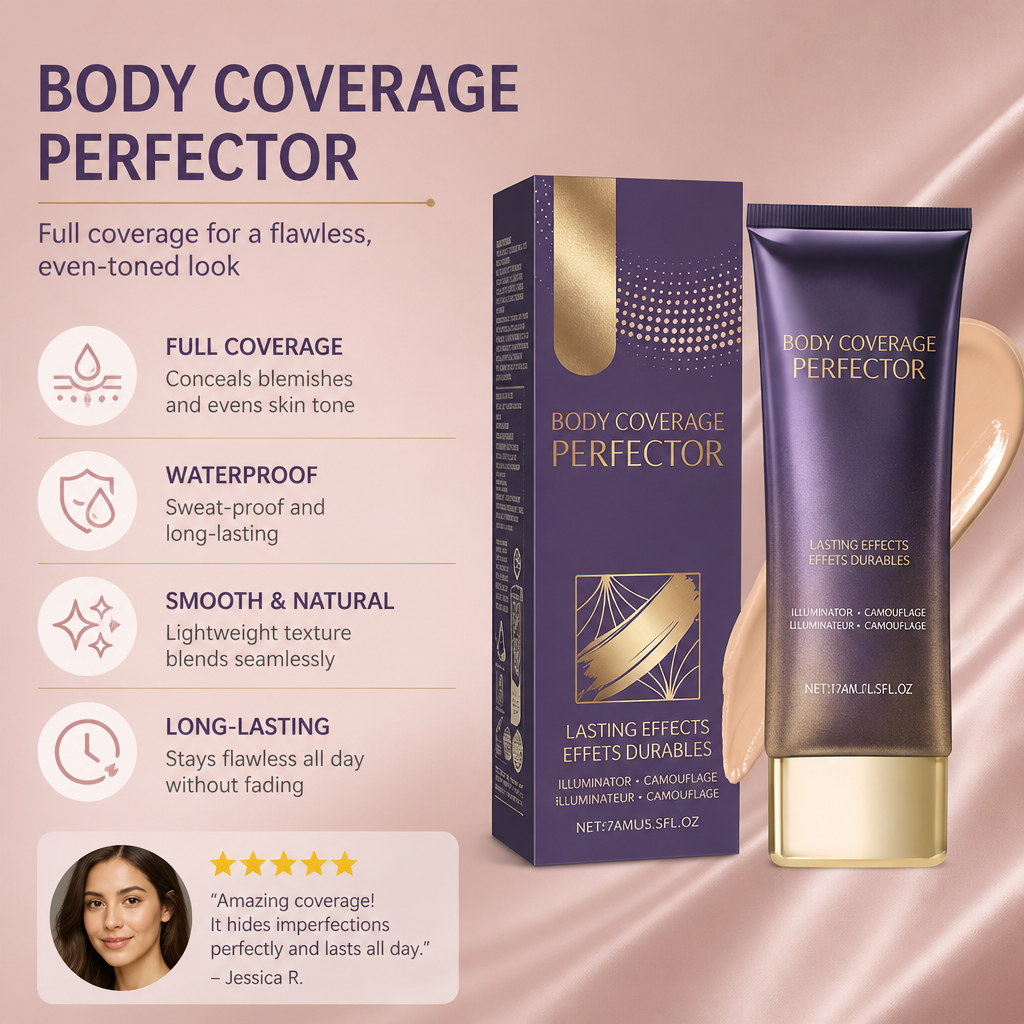 Body Coverage Concealer – Full Coverage For A Smooth Even Look