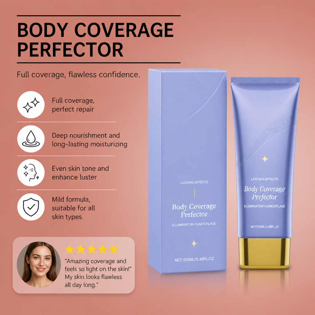 Body Coverage Concealer – Full Coverage Formula For Smooth Looking Skin