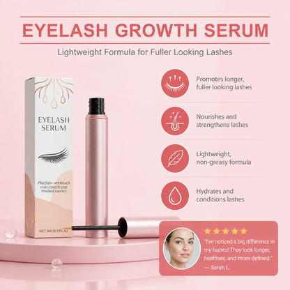 Eyelash Growth Serum – Lightweight Formula For Fuller Looking Lashes