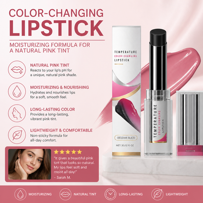 Color-Changing Lip Balm – Moisturizing Formula for a Natural Pink Tint