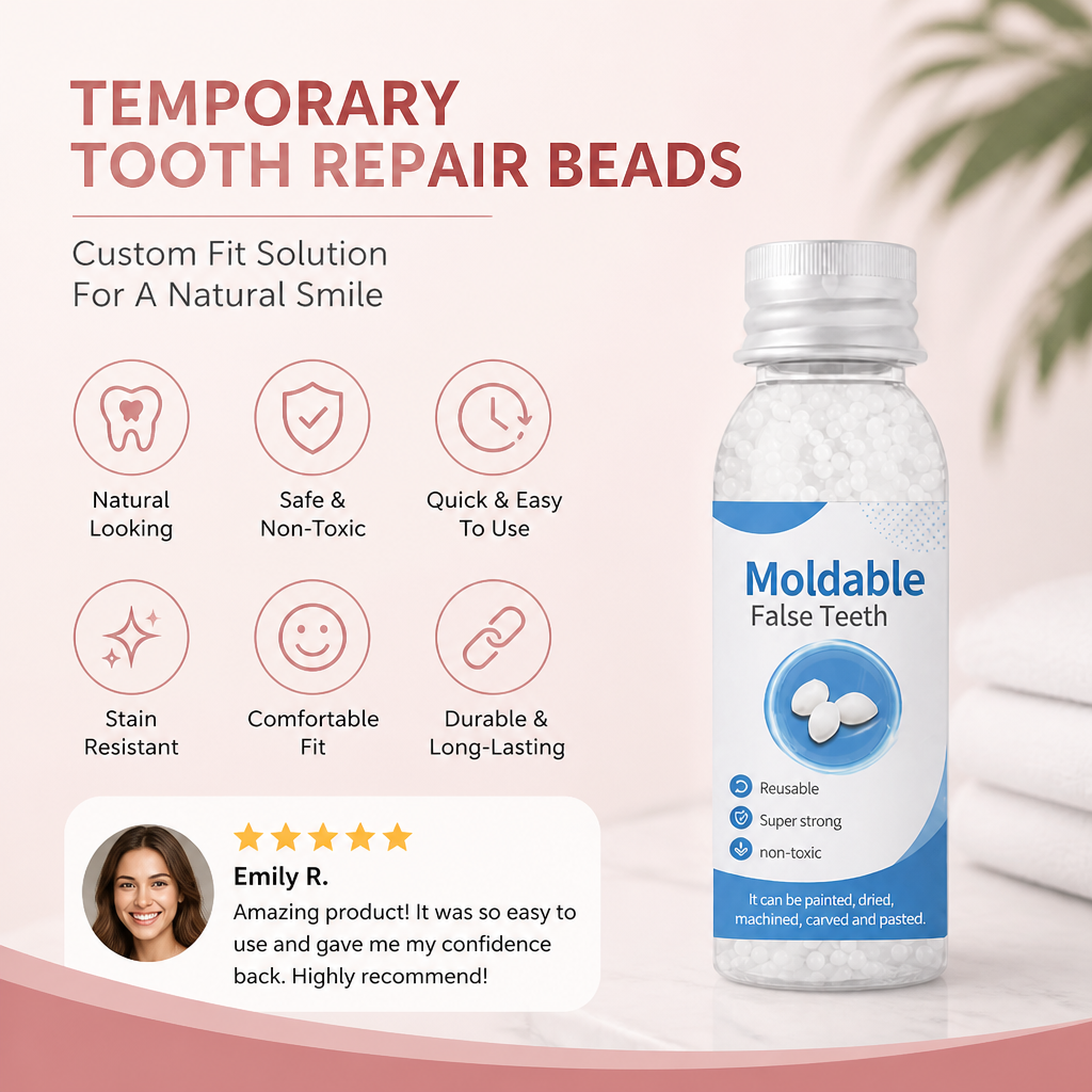 Temporary Tooth Repair Beads – Custom Fit Solution For A Natural Smile