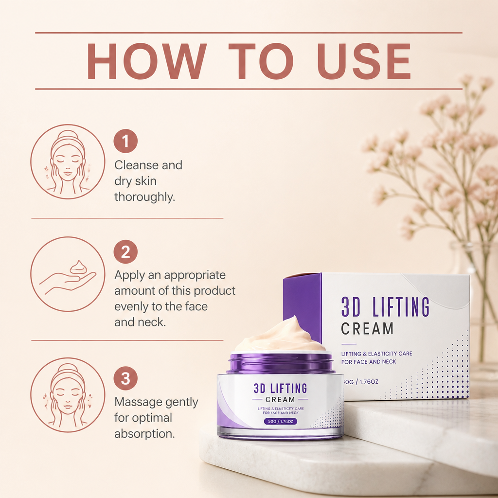 3D Lifting Face & Neck Cream – Nourishing Moisture for Firmer-Looking Skin
