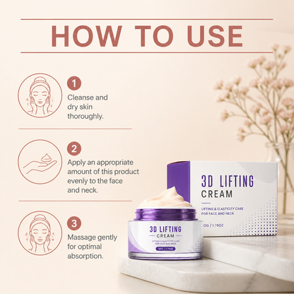 3D Lifting Face & Neck Cream – Nourishing Moisture for Firmer-Looking Skin