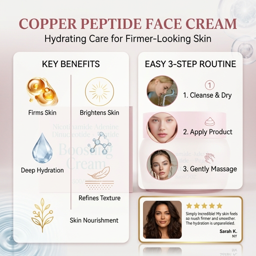 Copper Peptide Face Cream – Hydrating Care for Firmer-Looking Skin