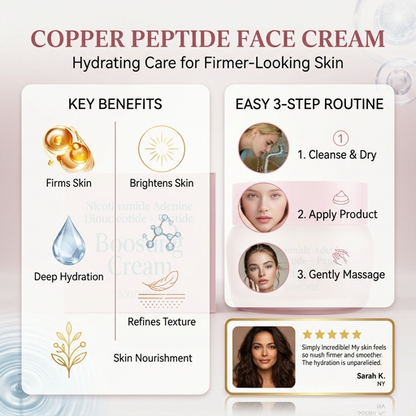 Copper Peptide Face Cream – Hydrating Care for Firmer-Looking Skin