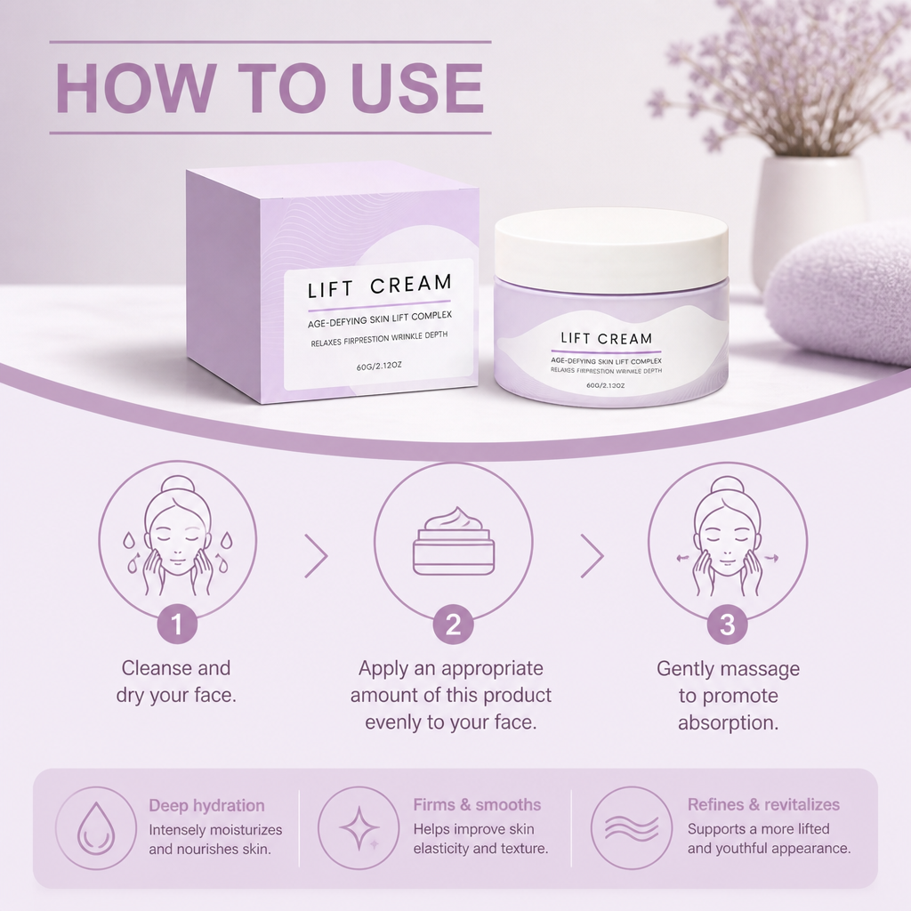 Peptide Lift Cream – Deep Hydration for Smoother, Firmer-Looking Skin