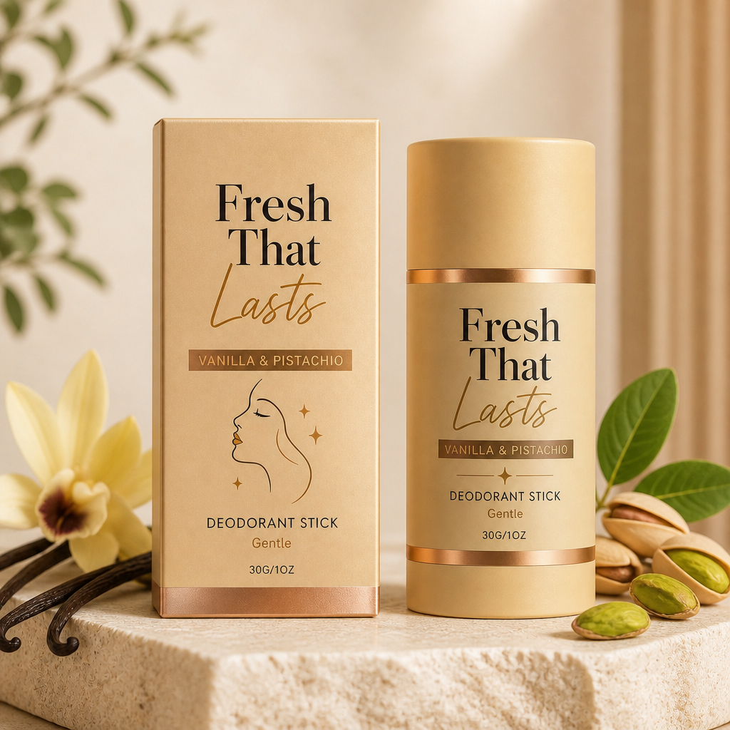 Long-Lasting Deodorant Stick – Vanilla & Pistachio Freshness All Day