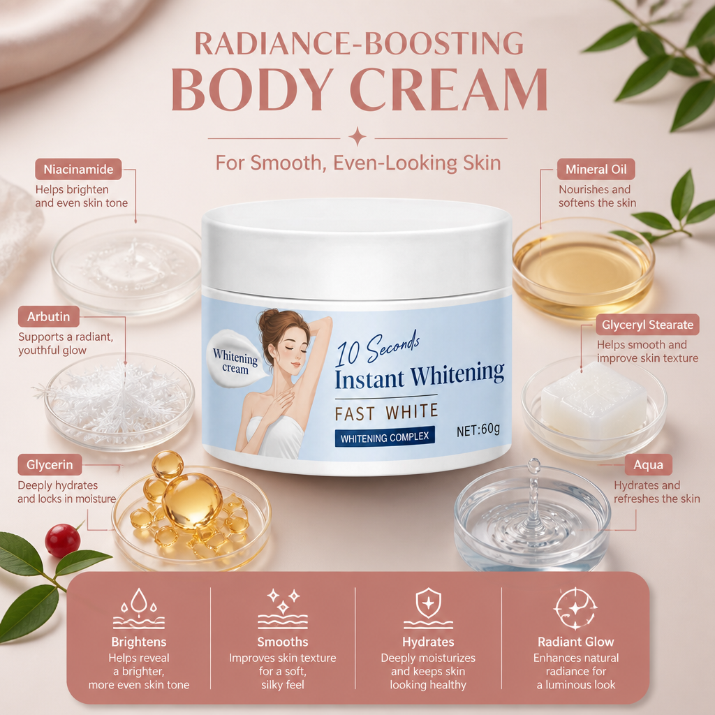 Radiance-Boosting Body Cream for Smooth, Even-Looking Skin