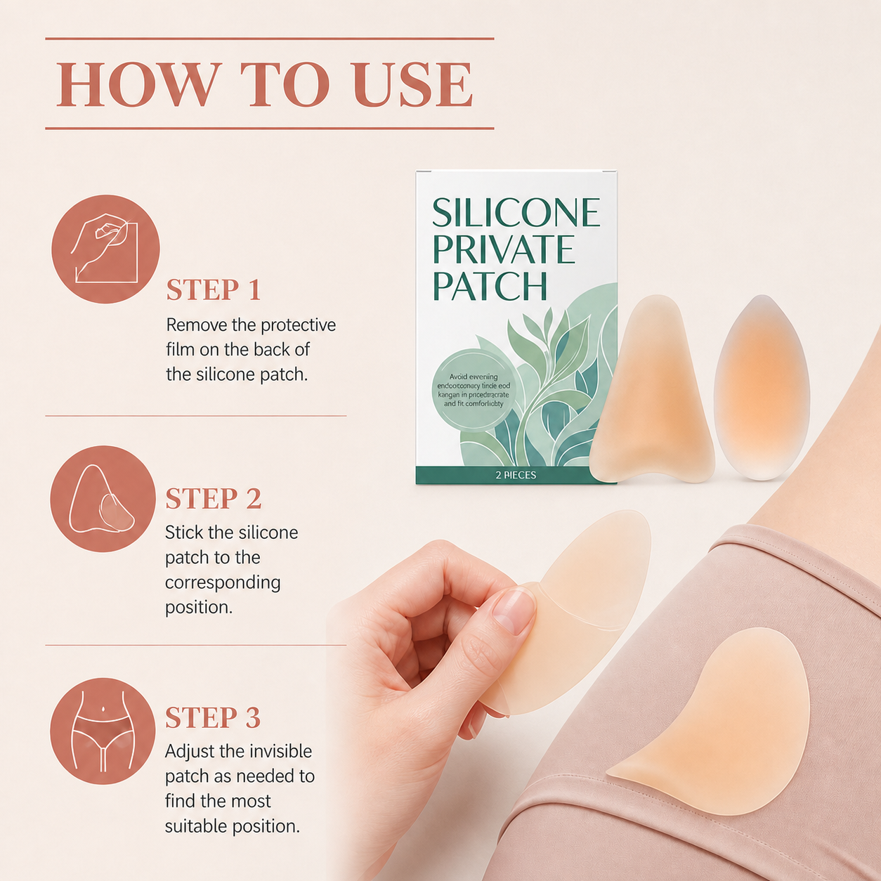 Invisible Silicone Comfort Patch For Smooth Skin Protection
