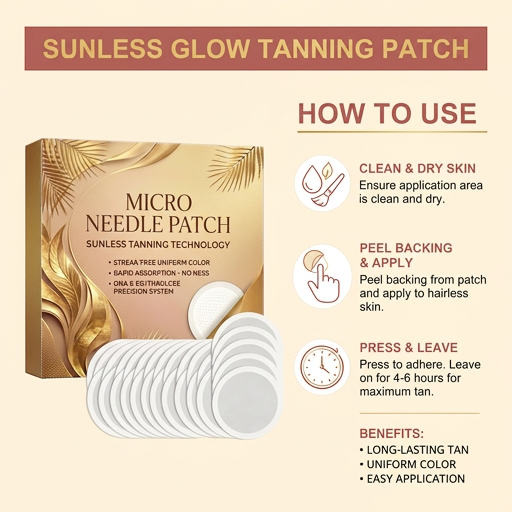 Sunless Glow Tanning Patch – Long-Lasting Natural Looking Tan