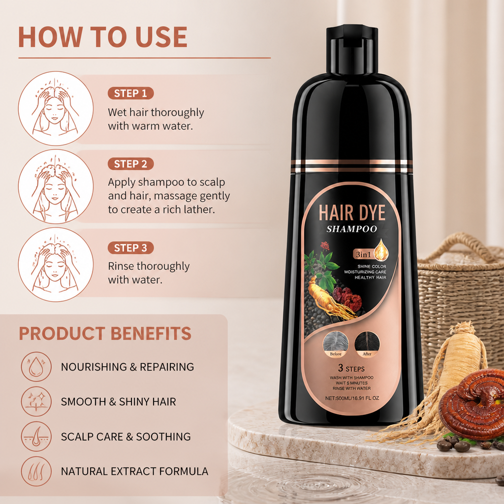 Botanical Scalp Care Shampoo – Nourishing Formula For Smooth, Healthy-Looking Hair