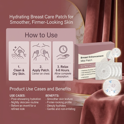 Hydrating Breast Care Patch for Smoother, Firmer-Looking Skin