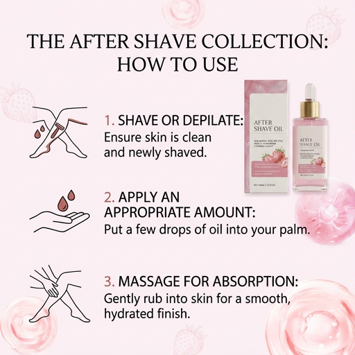 After Shave Oil for Smooth Hydrated Skin Care