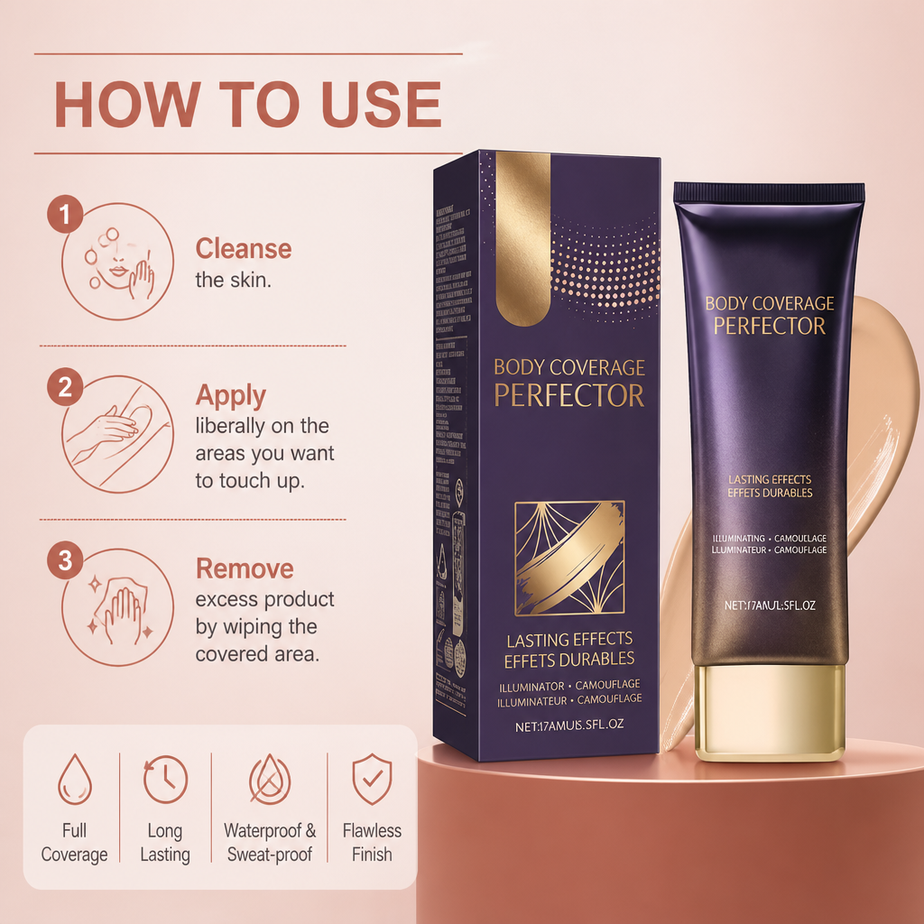 Body Coverage Concealer – Full Coverage For A Smooth Even Look