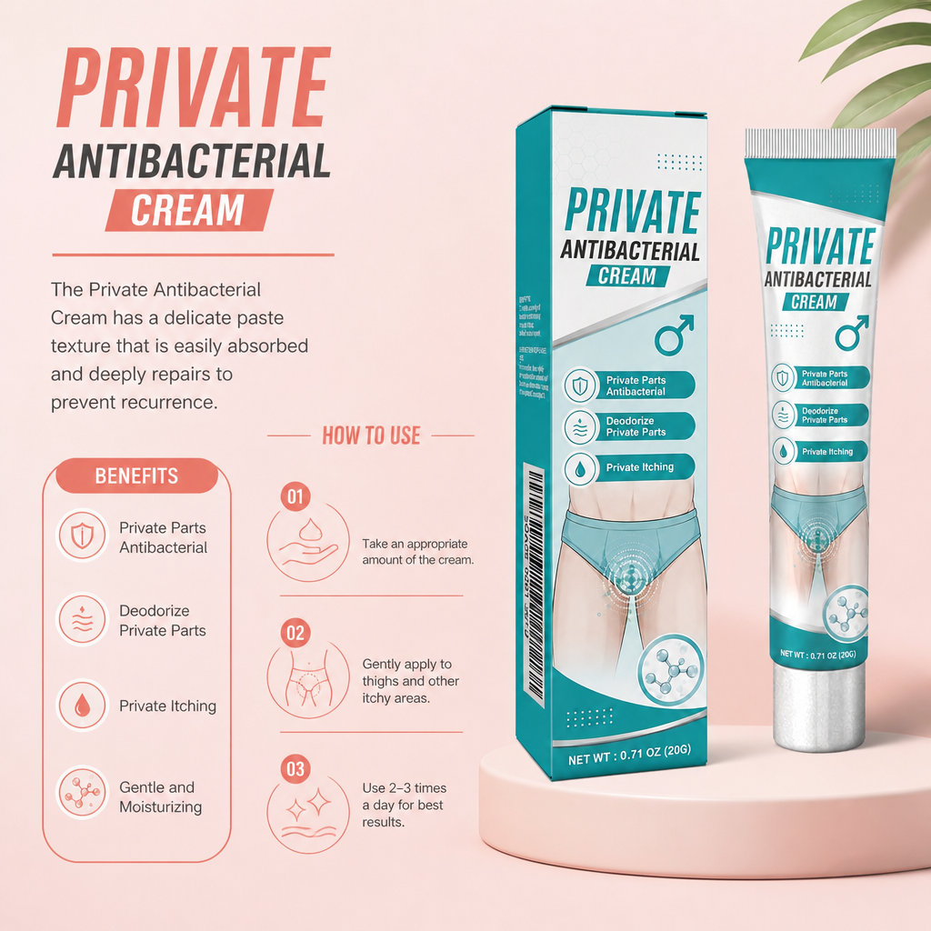 Private Antibacterial Cream – Gentle Moisturizing Care For Sensitive Areas