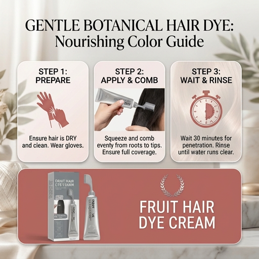 Gentle Botanical Hair Dye – Natural-Looking Color With Nourishing Care