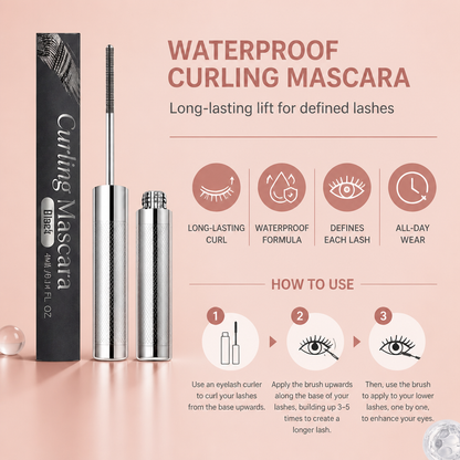 Waterproof Curling Mascara – Long-Lasting Lift For Defined Lashes