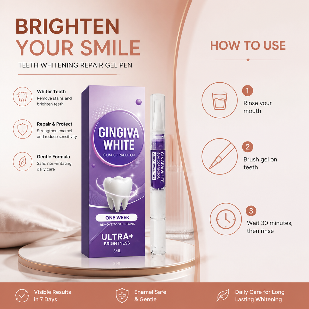 Teeth Whitening Repair Gel Pen – Daily Care For A Brighter Smile