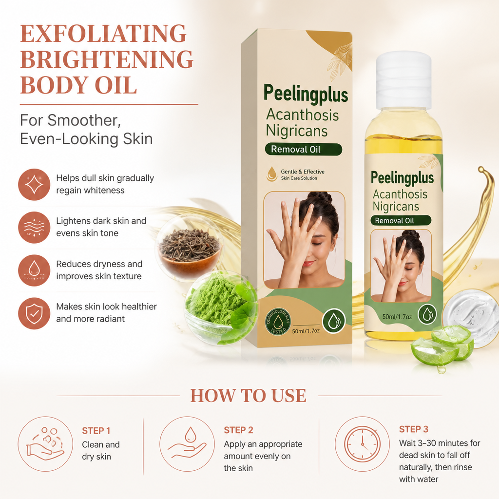 Exfoliating Brightening Body Oil for Smoother, Even-Looking Skin