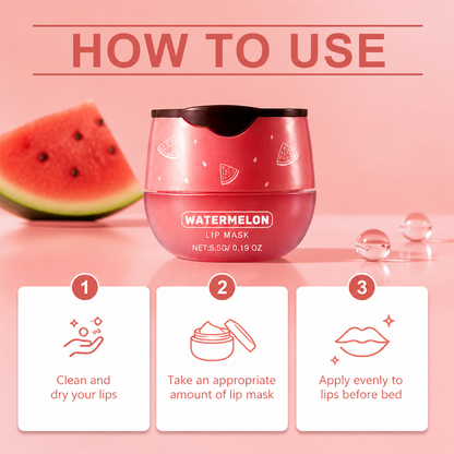 Watermelon Lip Sleeping Mask – Deep Hydration for Soft, Radiant Lips