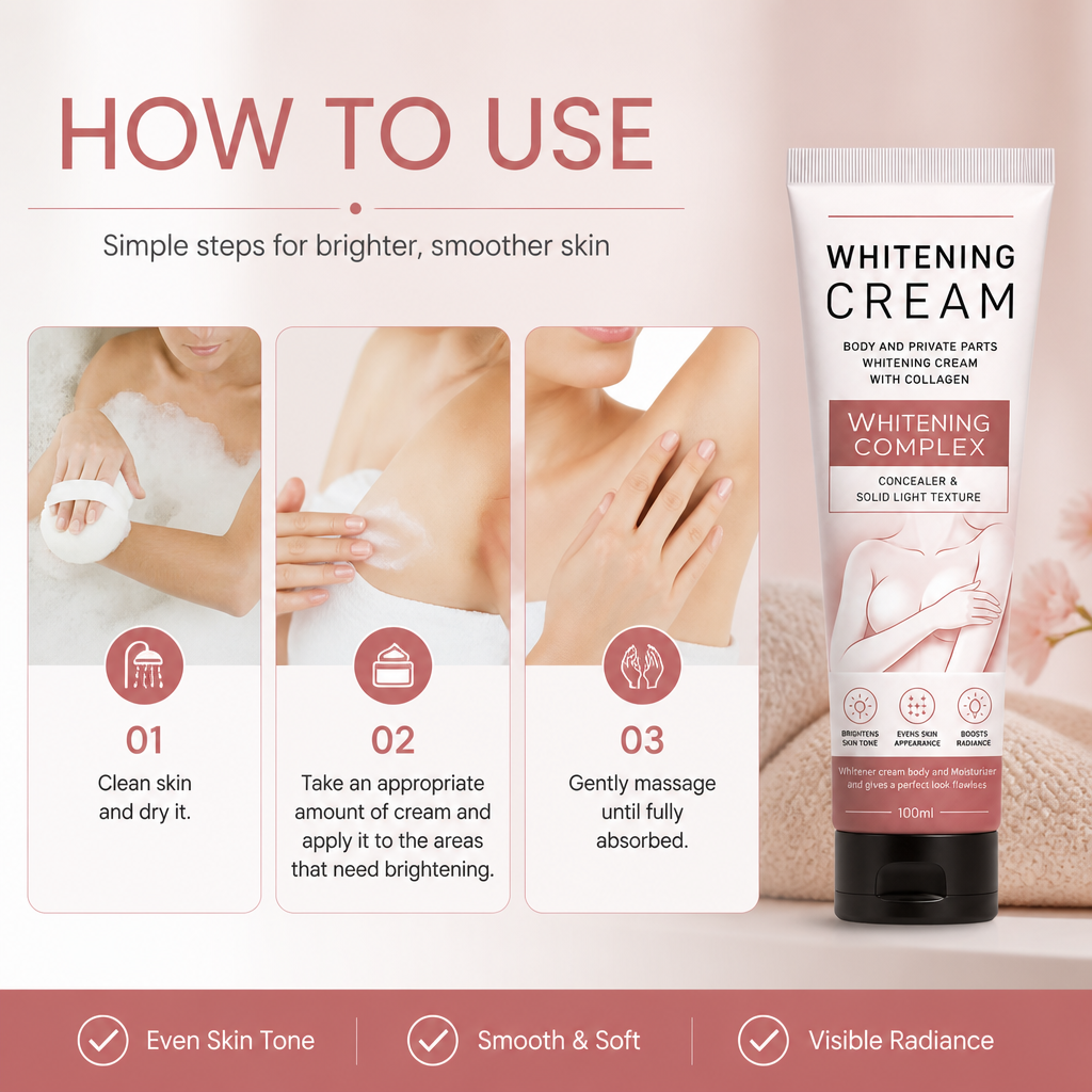 Brightening Underarm Cream for Smooth, Even-Looking Skin