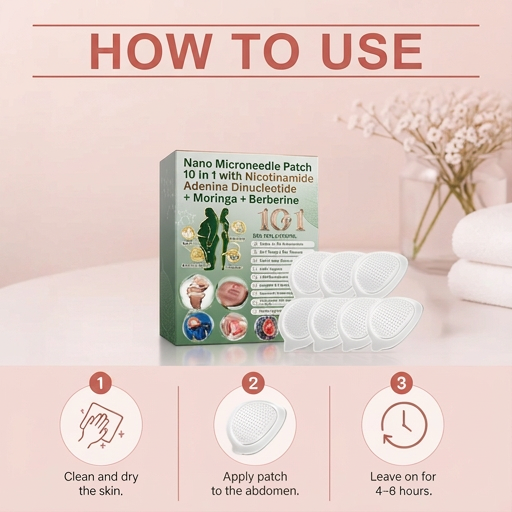 Nourishing Microneedle Body Patches for Daily Wellness Support