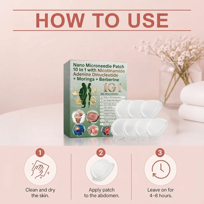 Nourishing Microneedle Body Patches for Daily Wellness Support