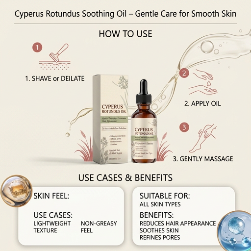 Cyperus Rotundus Soothing Oil – Gentle Care for Smooth Skin