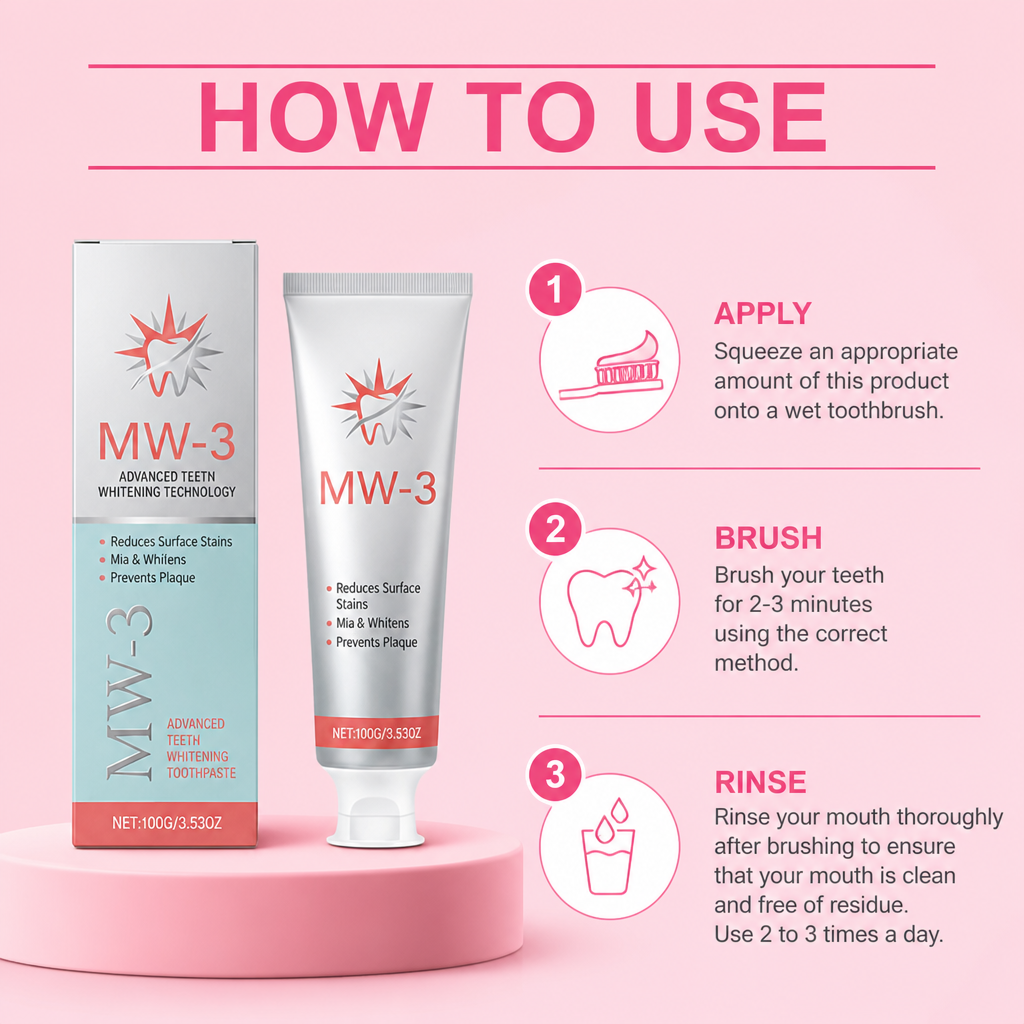 Advanced Teeth Whitening Toothpaste – Gentle Daily Care For A Brighter Smile