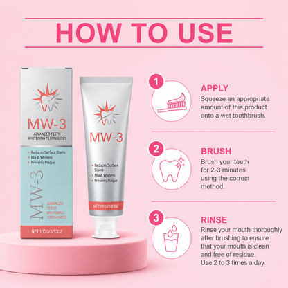 Advanced Teeth Whitening Toothpaste – Gentle Daily Care For A Brighter Smile