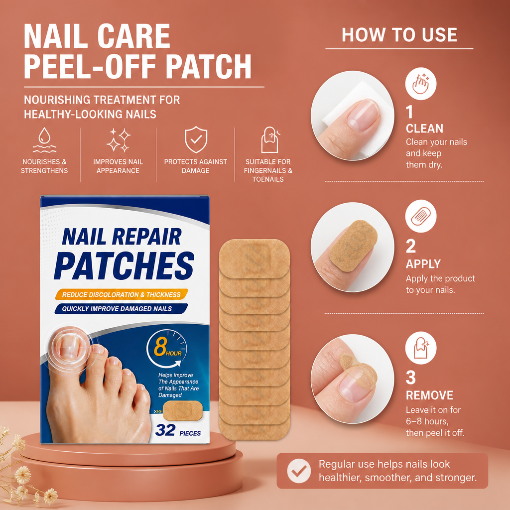 Nail Care Peel-Off Patch – Nourishing Treatment For Healthy-Looking Nails