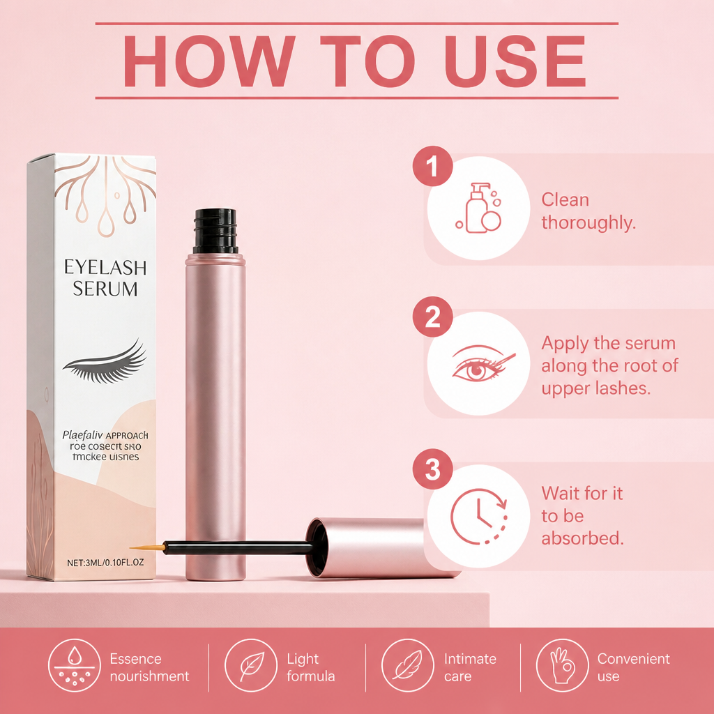 Eyelash Growth Serum – Lightweight Formula For Fuller Looking Lashes
