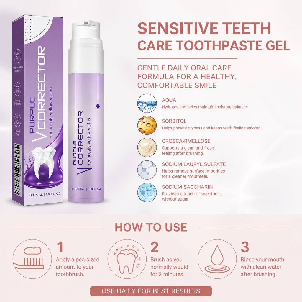 Sensitive Teeth Care Toothpaste Gel – Gentle Daily Oral Care Formula