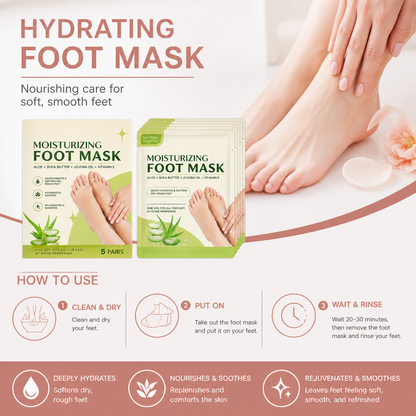 Hydrating Foot Mask – Nourishing Care for Soft, Smooth Feet