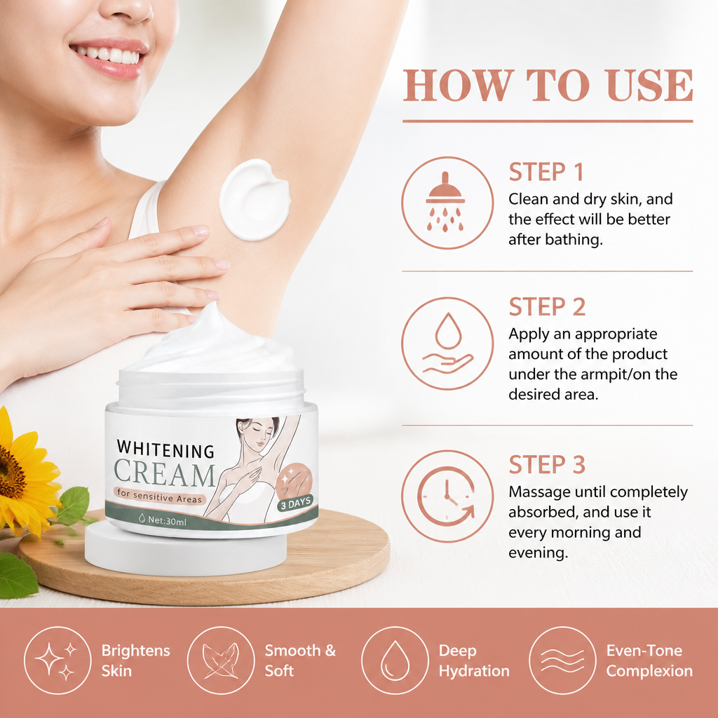 Brightening Underarm Cream – Smooth, Hydrated & Even-Looking Skin