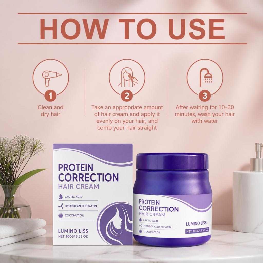 Keratin Hair Straightening Cream – Smooth-Looking Hair Care Formula